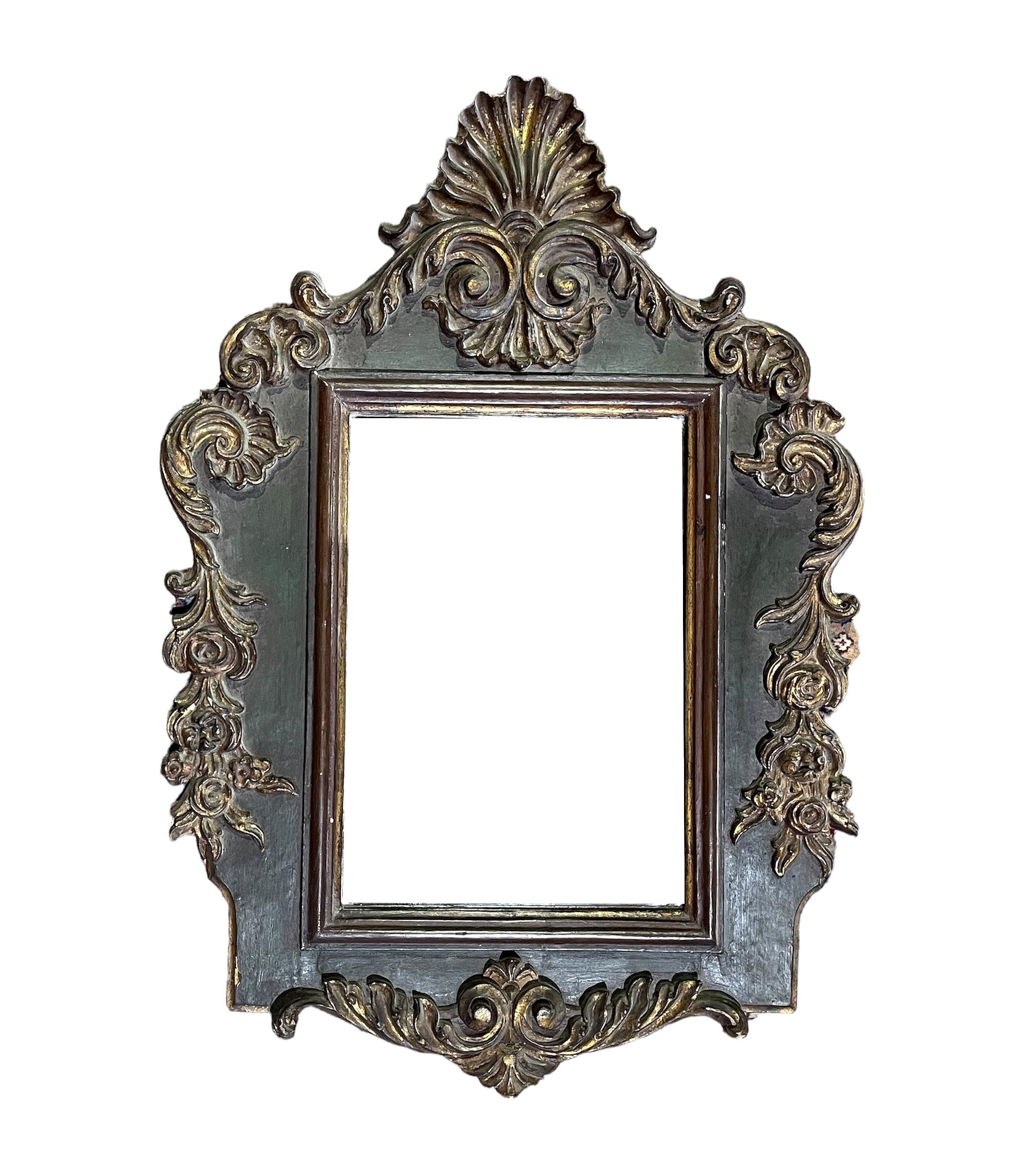 Hand-Crafted PORTUGUESE WALL MIRROR  from the 19th Century
