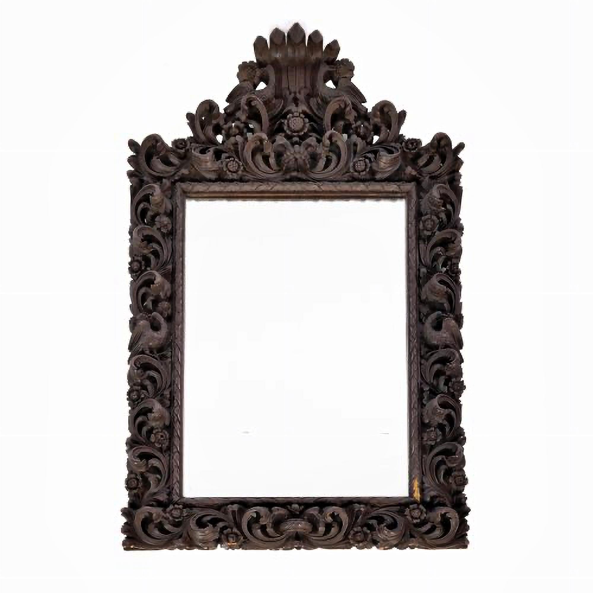 Hand-Crafted PORTUGUESE WALL MIRROR  from the 19th Century