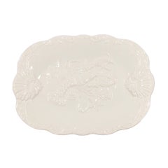 Portuguese White Ceramic Lobster Platter