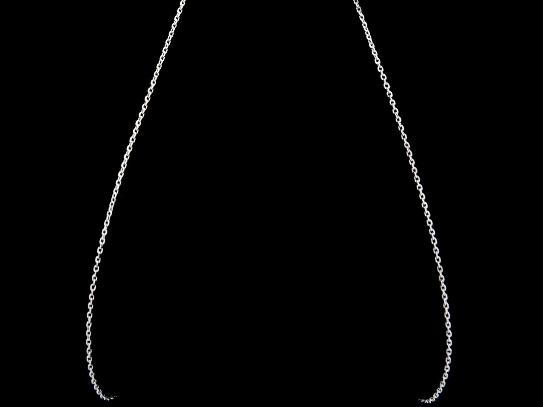 Collier pendentif en or blanc portugais avec diamant en forme de poire de 0,7ct en vente 4