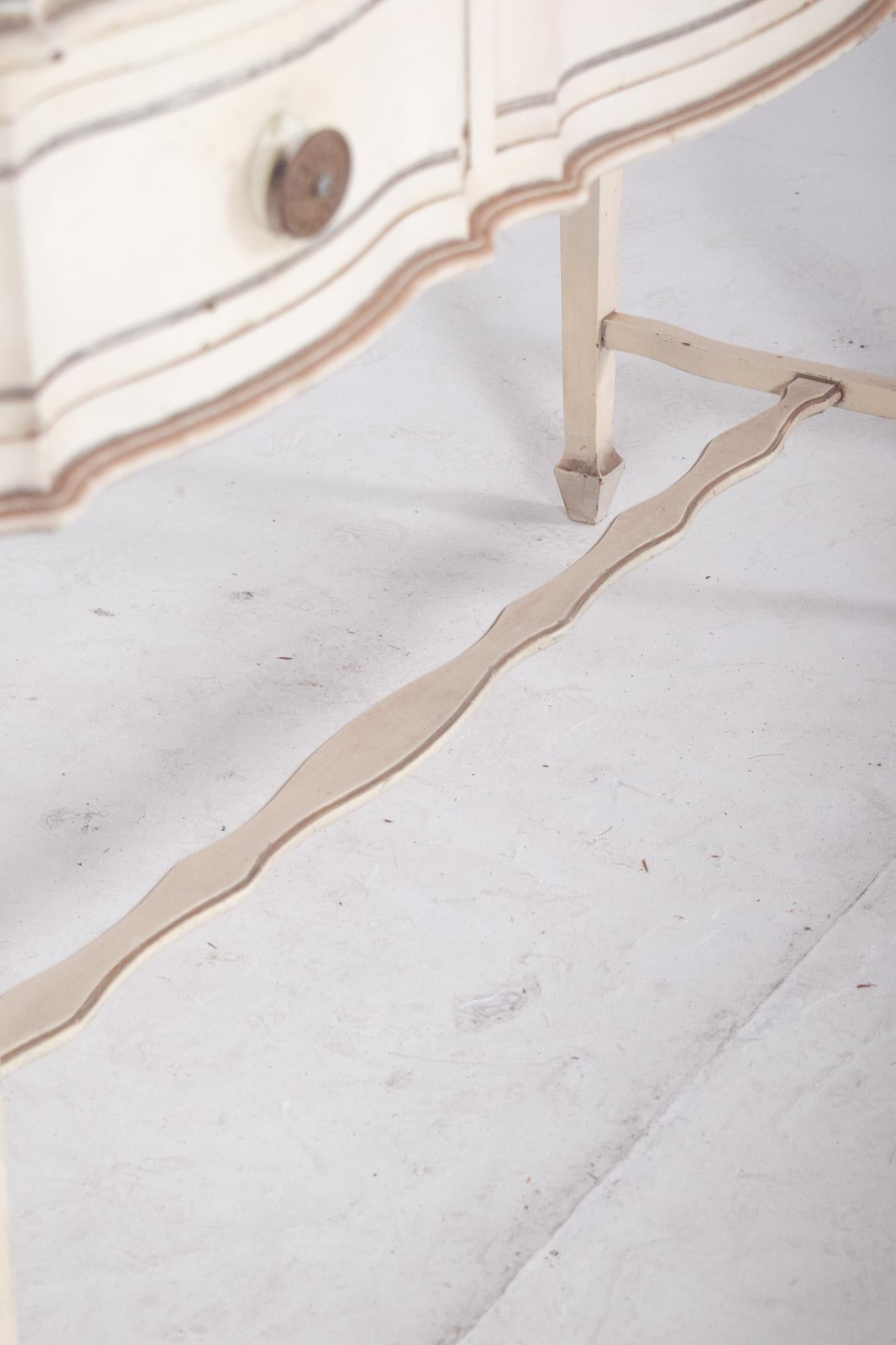 Portuguese White Painted Console For Sale 4