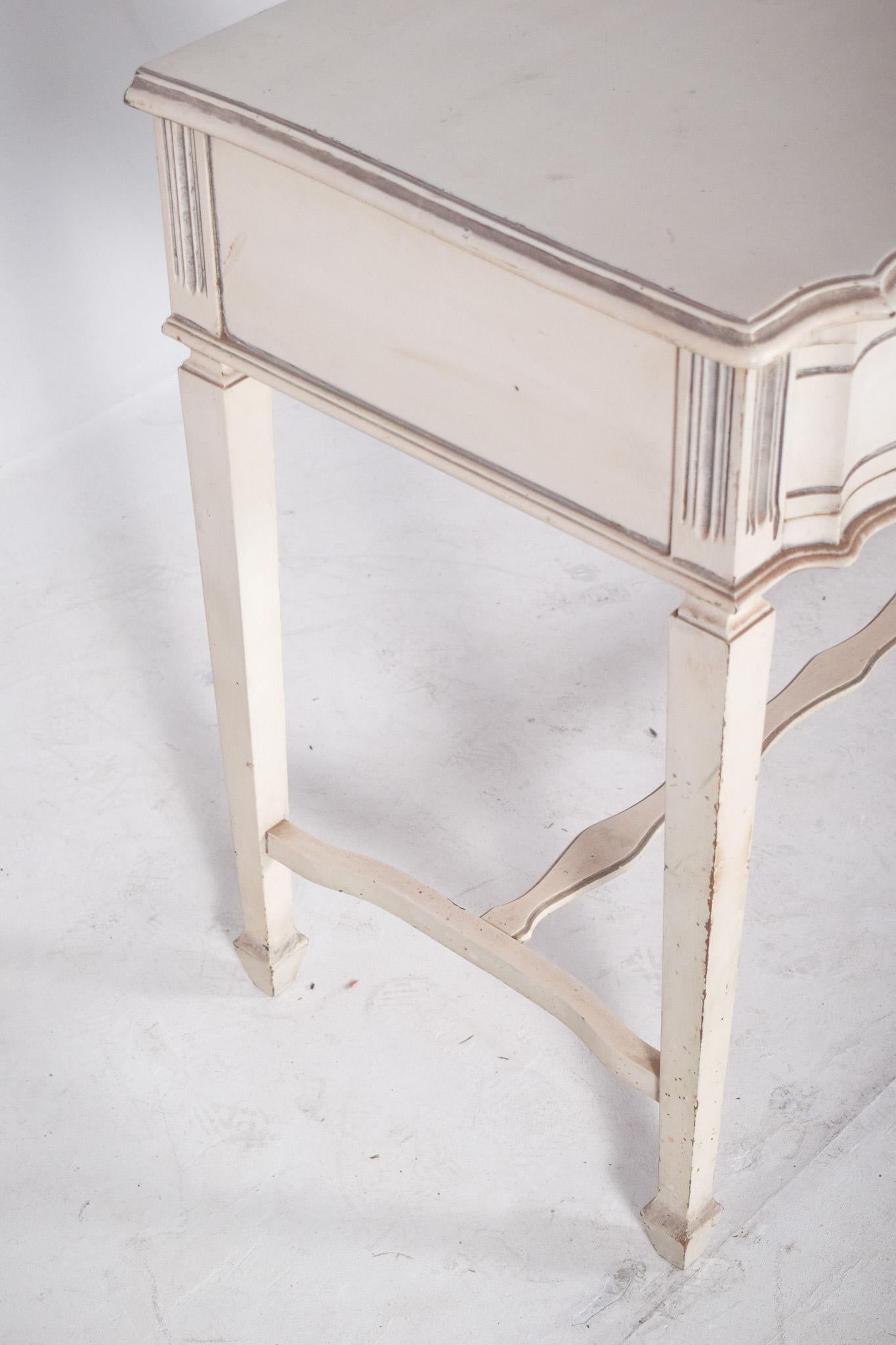 Portuguese White Painted Console For Sale 5