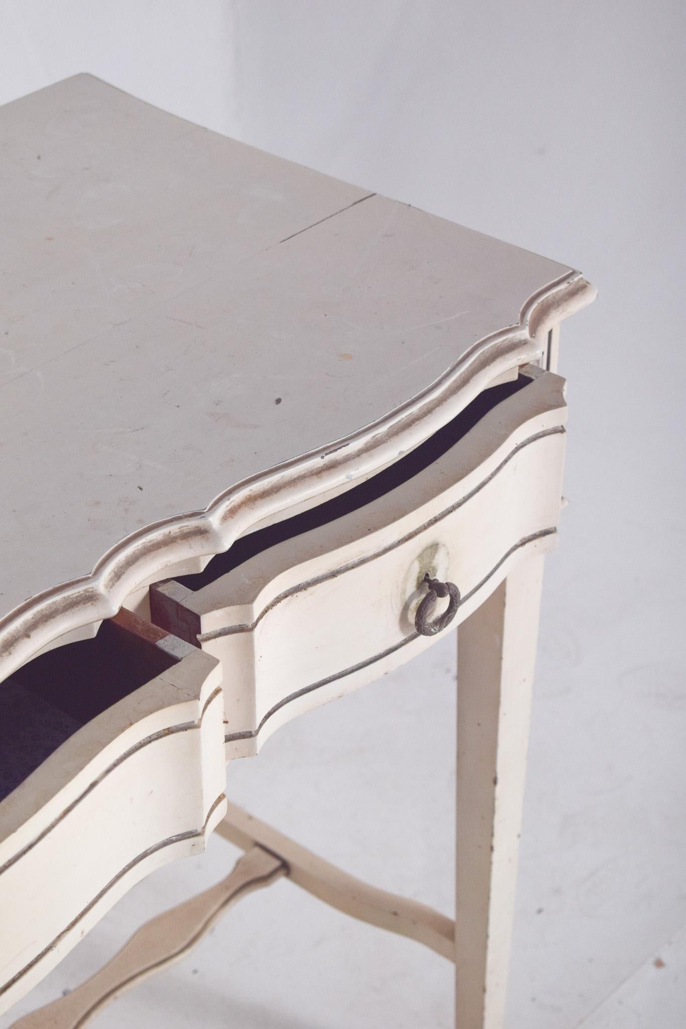 Portuguese White Painted Console For Sale 6