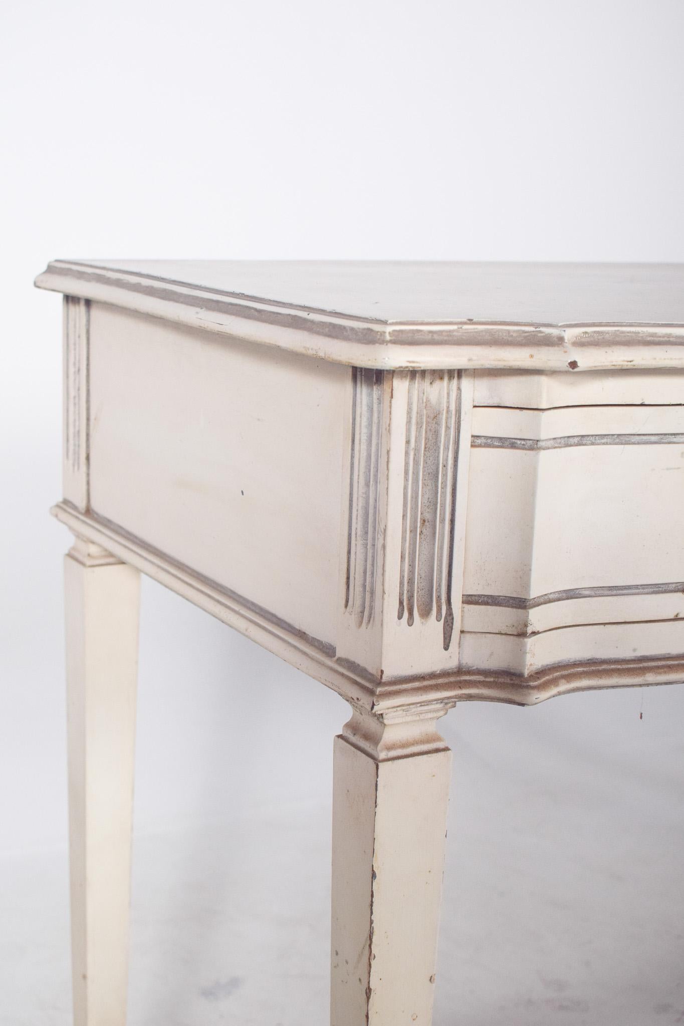 Portuguese White Painted Console For Sale 1