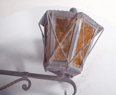 Portuguese Wrought Iron Street Lamp