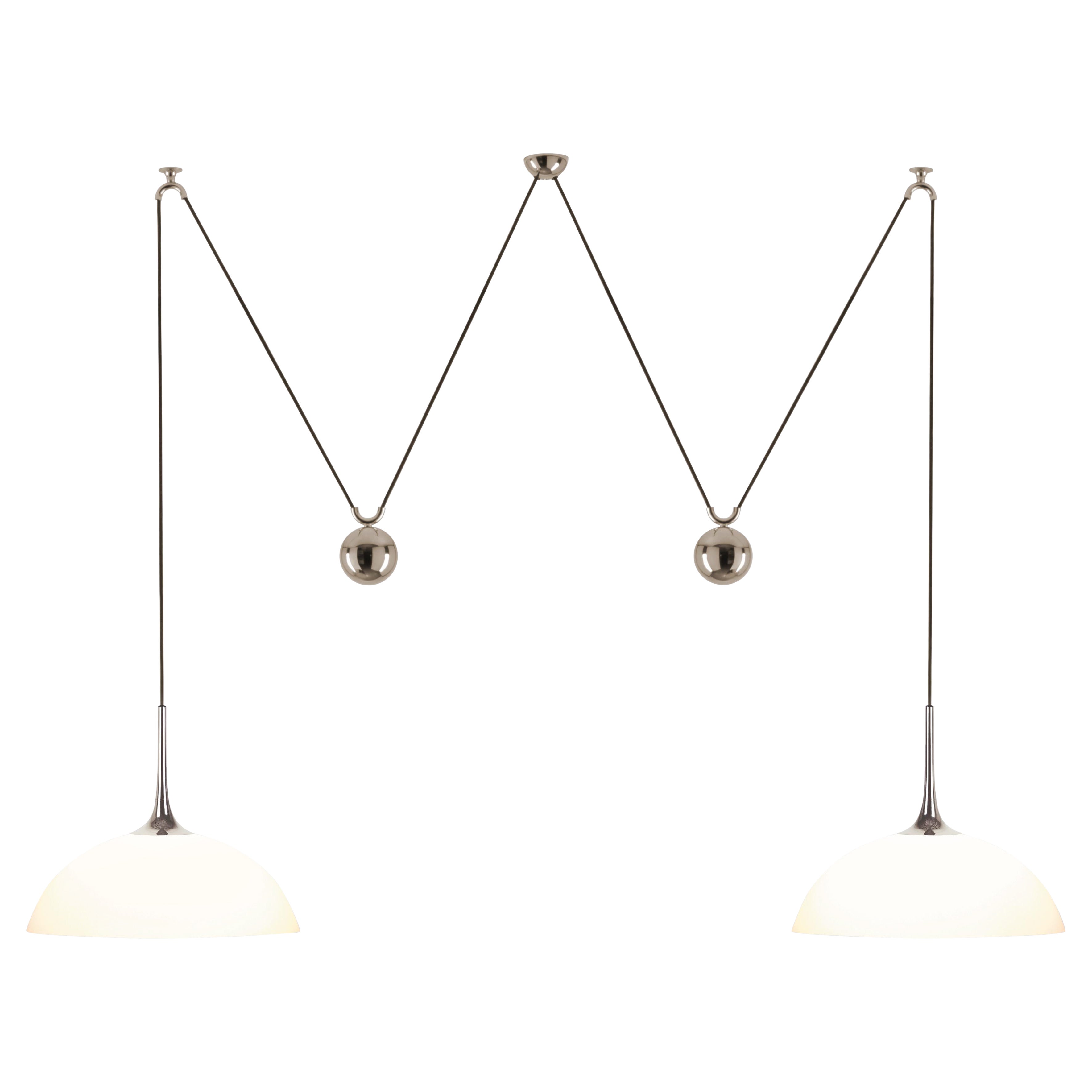 POSA 36 D Model Adjustable
Double Pull
Pendant Lamp by Florian Schulz, Germany