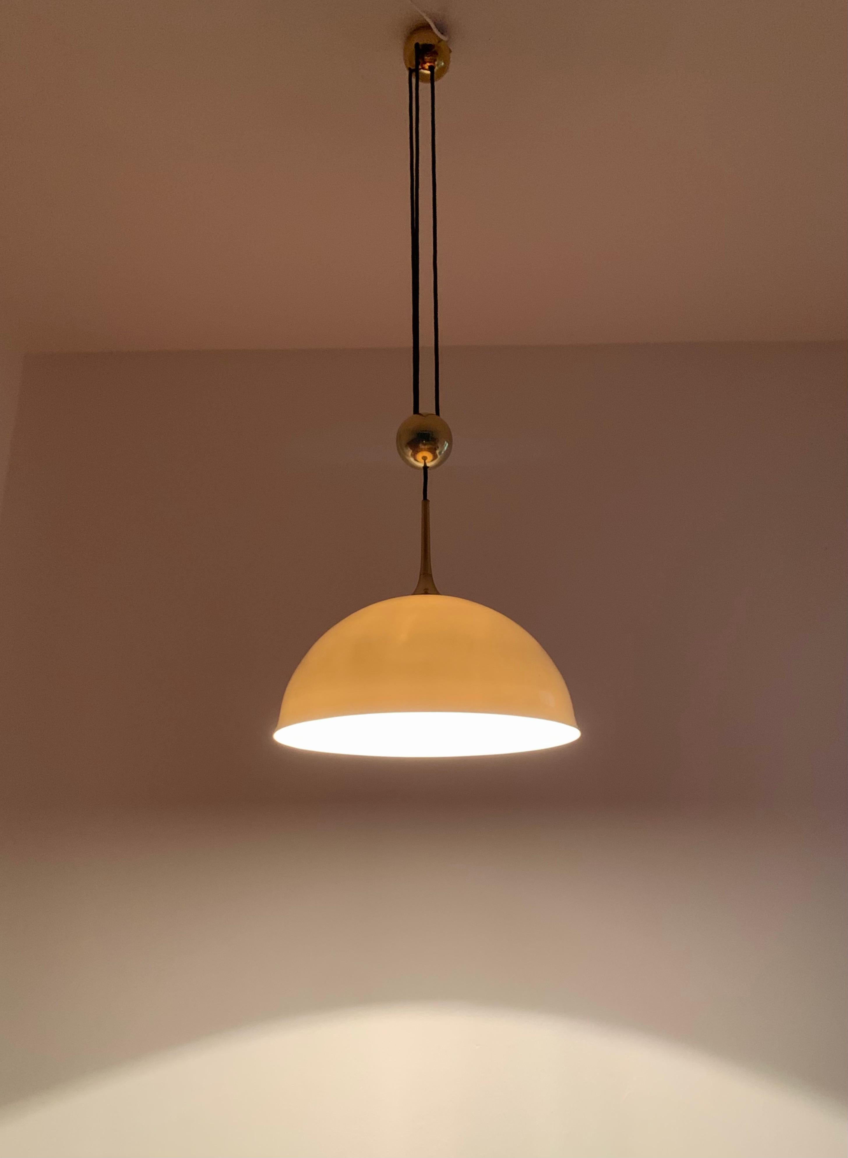 Posa pendant lamp with porcelain shade by Florian Schulz For Sale 4