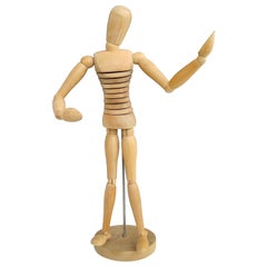 Posable Jointed Wooden Human Figure Artist Mannequin