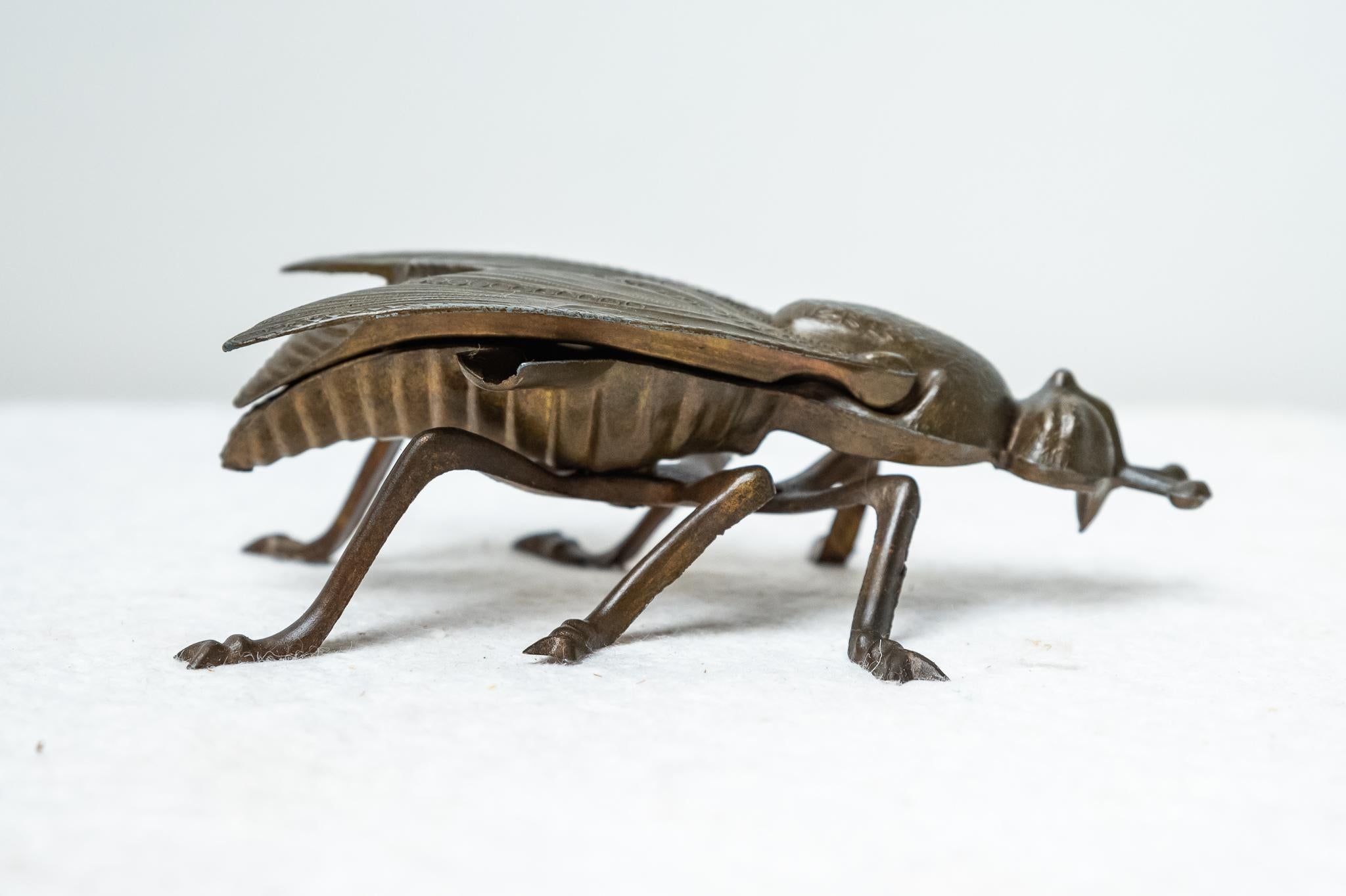 Cendrier mouche en bronze, 1970 Bon état - En vente à Bastia Umbra, IT