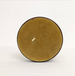 Brown Italy 70s Mid-Century Modern Glazed Ceramic Ashtray