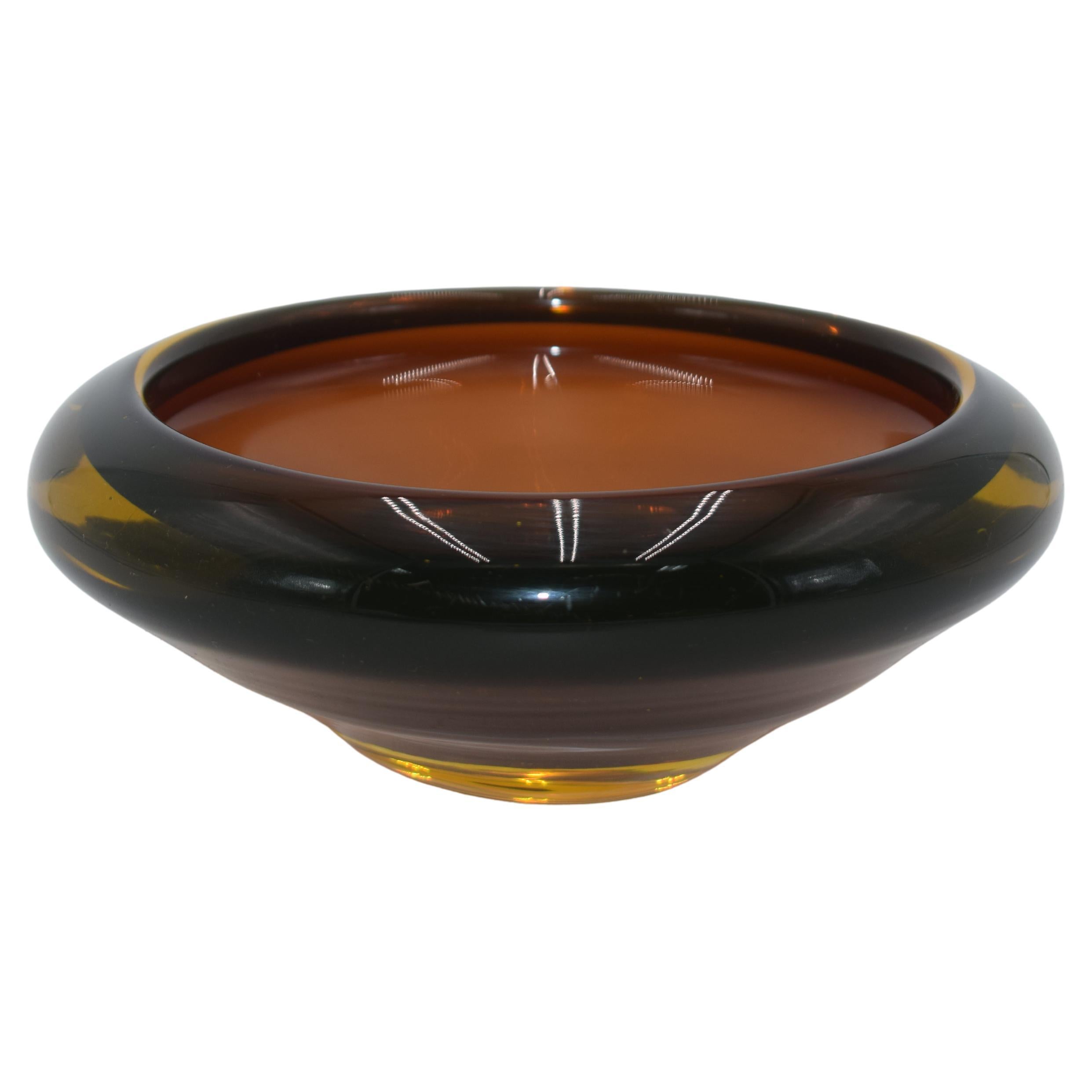 Cendrier en verre de Murano, années 1970.