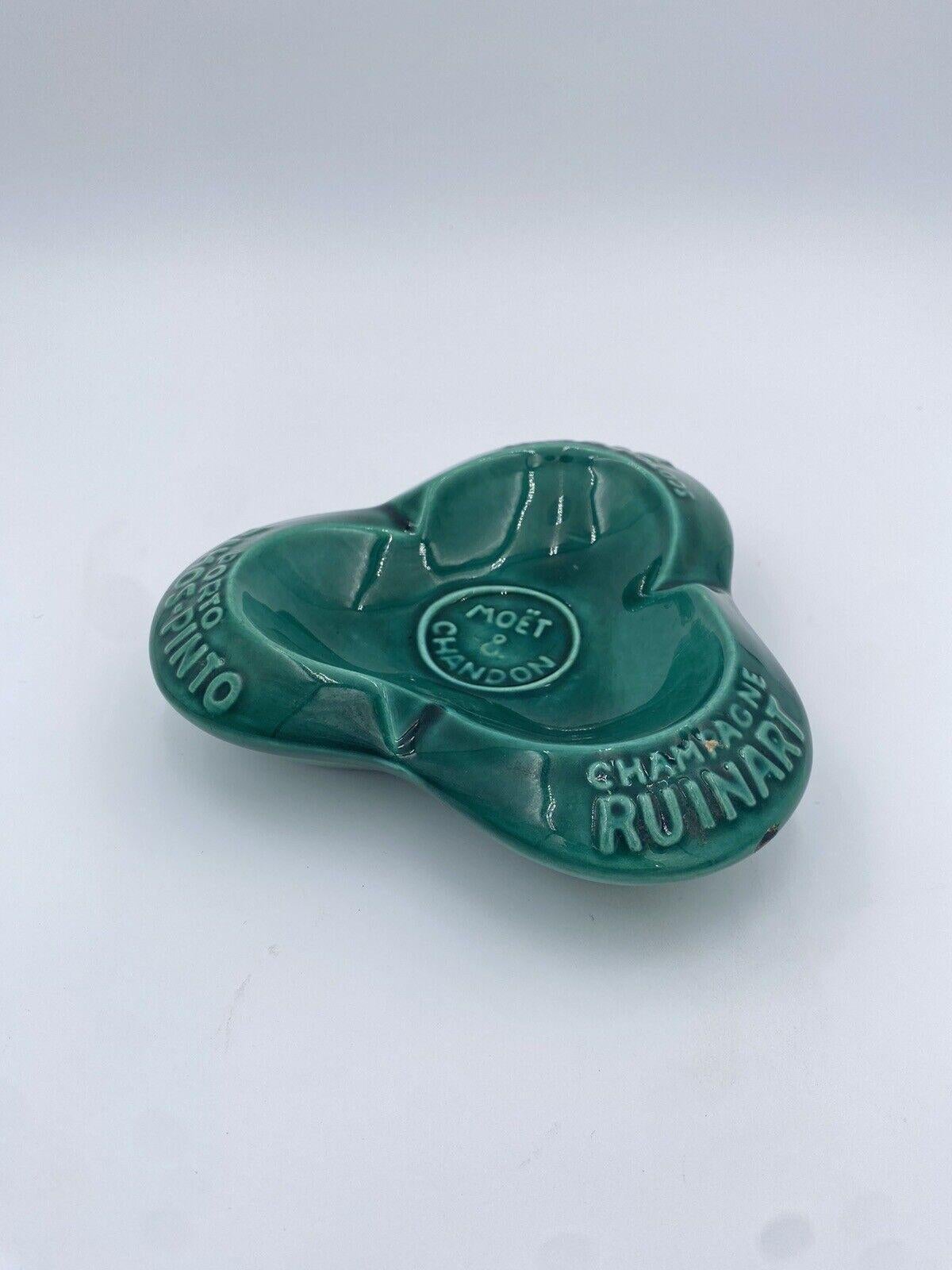 Italian Moët & Chandon Porto Ramos Ashtray Punto Advertising Gadget Vintage Ceramic