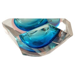 Cenicero vintage pentagonal MURANO GLASS