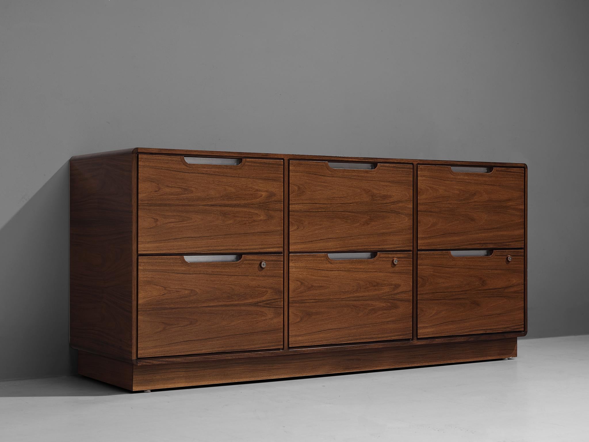 Posborg & Meyhoff for Sibast Møbler Cabinet with Six Drawers in Pau Ferro  For Sale 1