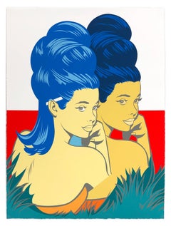 Betty (A), large hand signed screen print