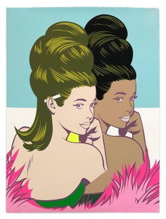 Betty (C), large hand signed screen print