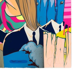 Encuadernado 2 (serigrafía enmarcada embellecida a mano)