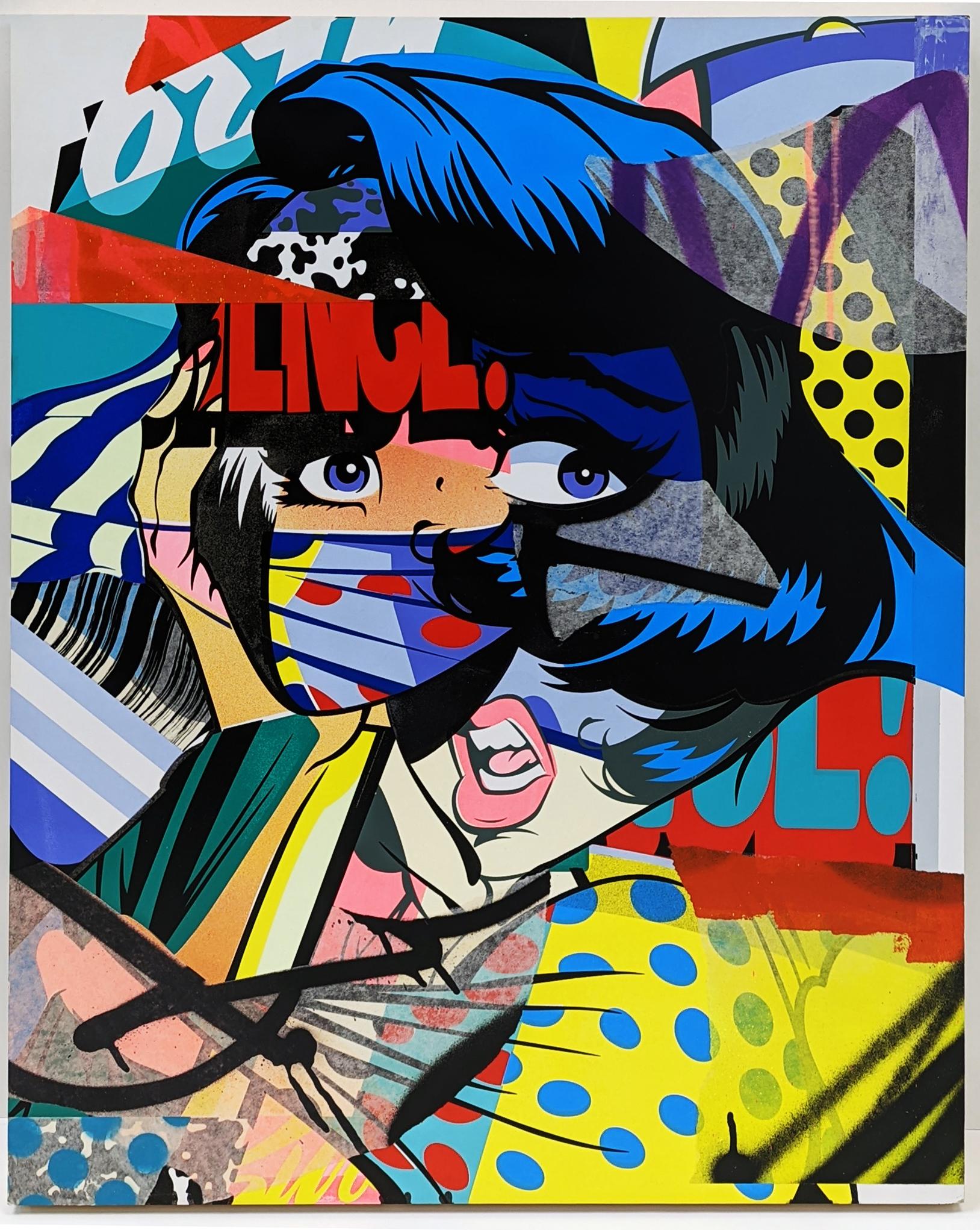 Burn (dipinto a mano su legno)