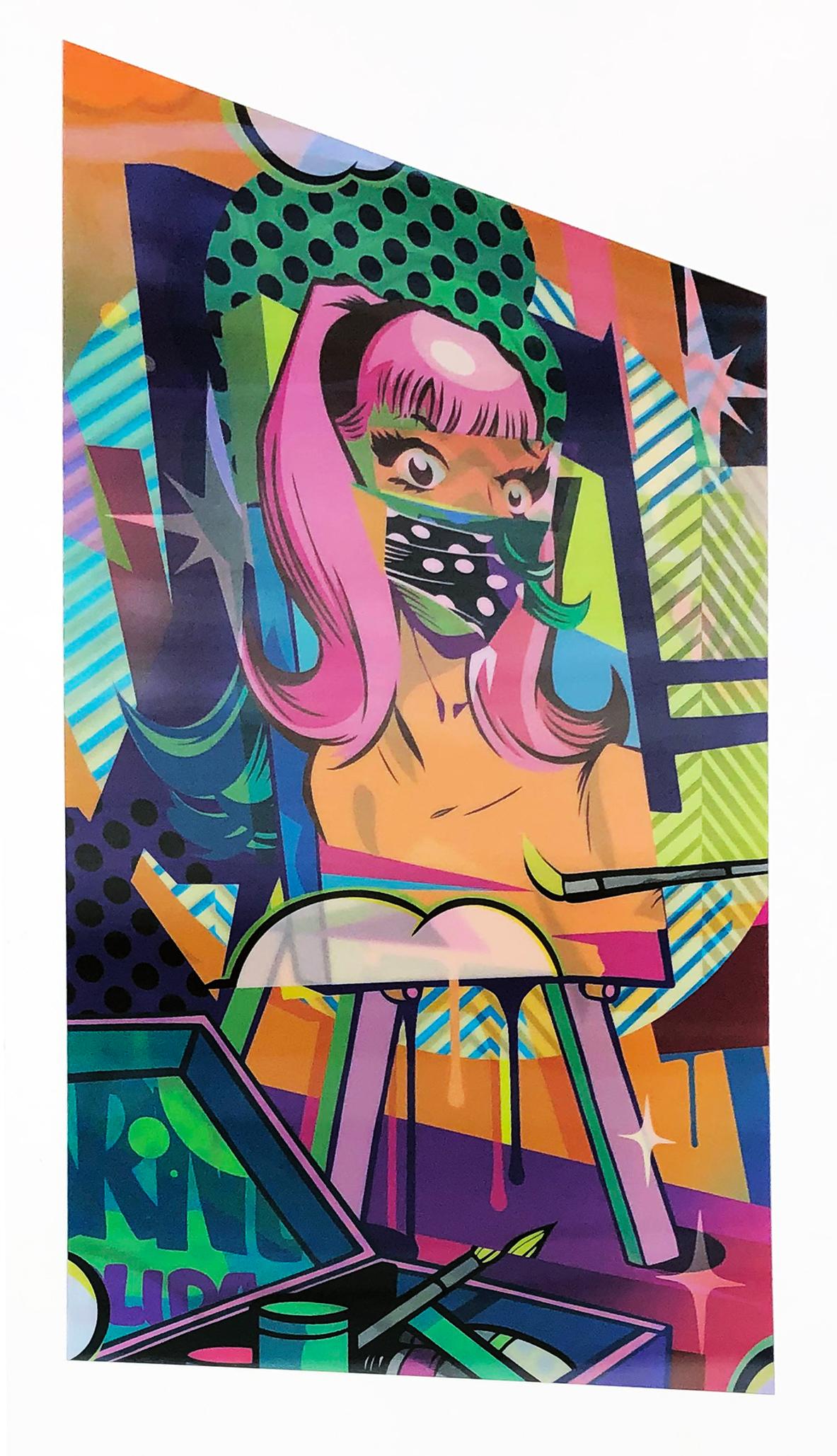 Easel (Lennförmiger Druck) – Print von POSE