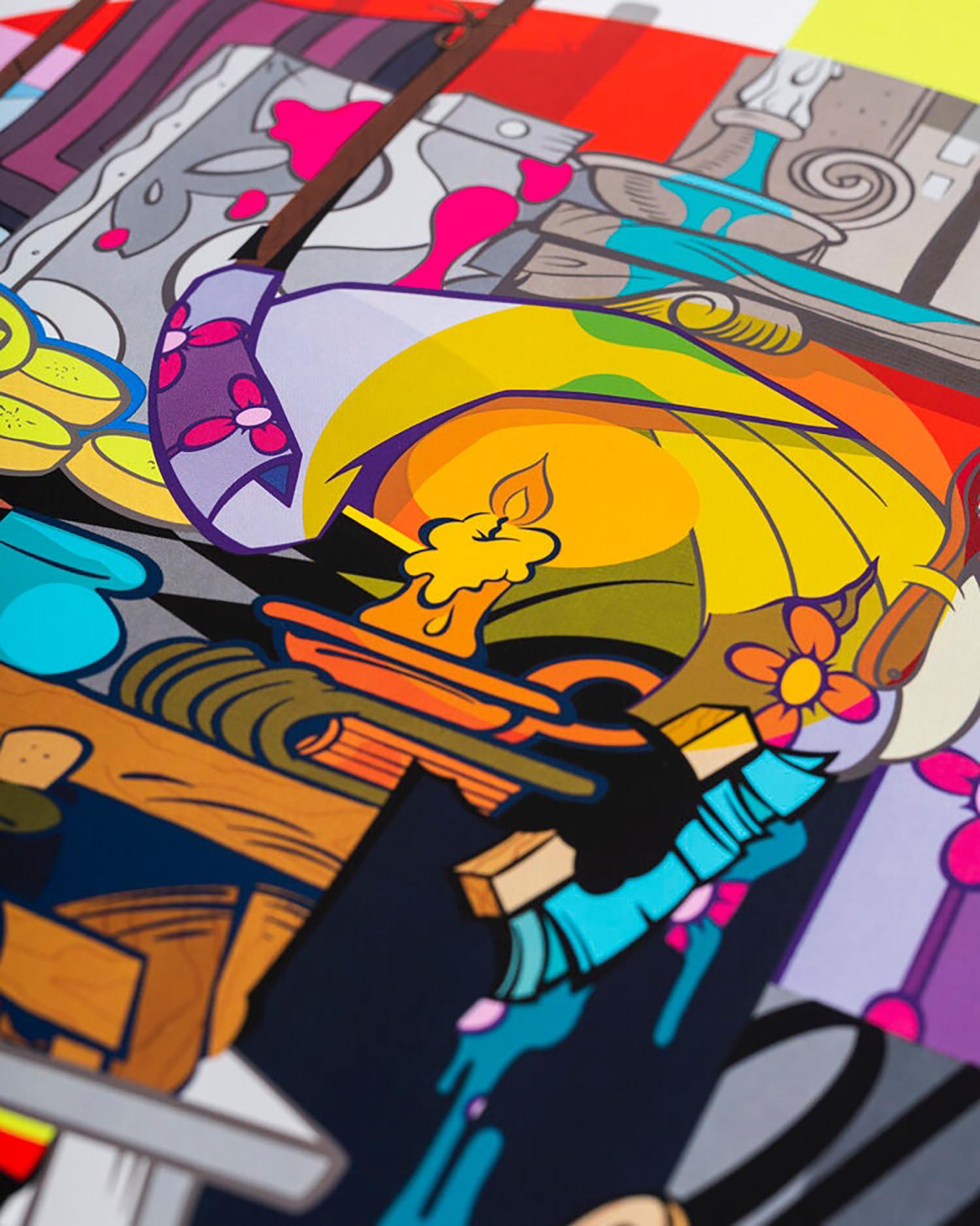 POSE (Jordan Nickel) - Both Ends  - Urban Graffiti Street Art For Sale 2