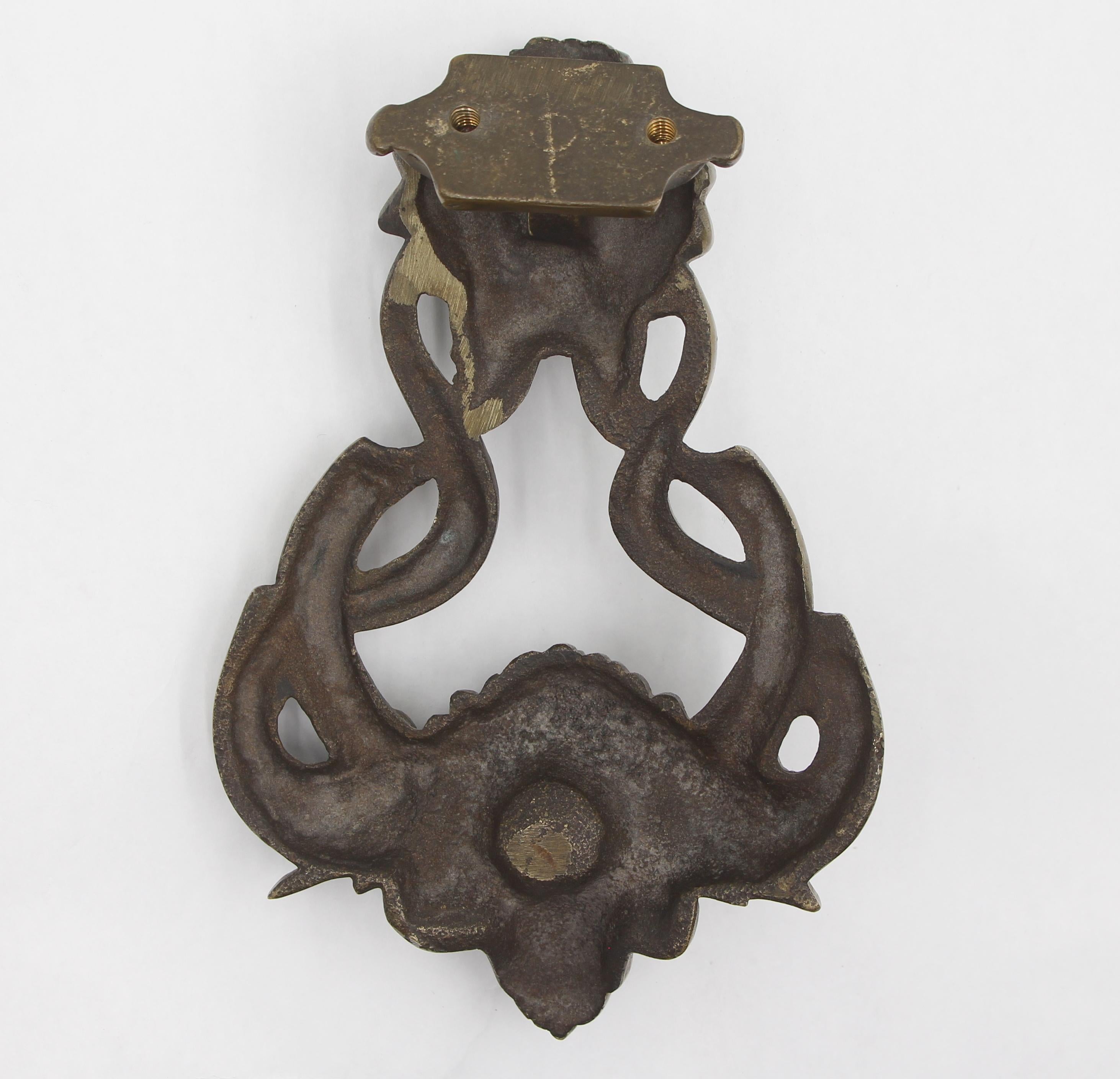 Poseidon Bronze Door Knocker For Sale 5