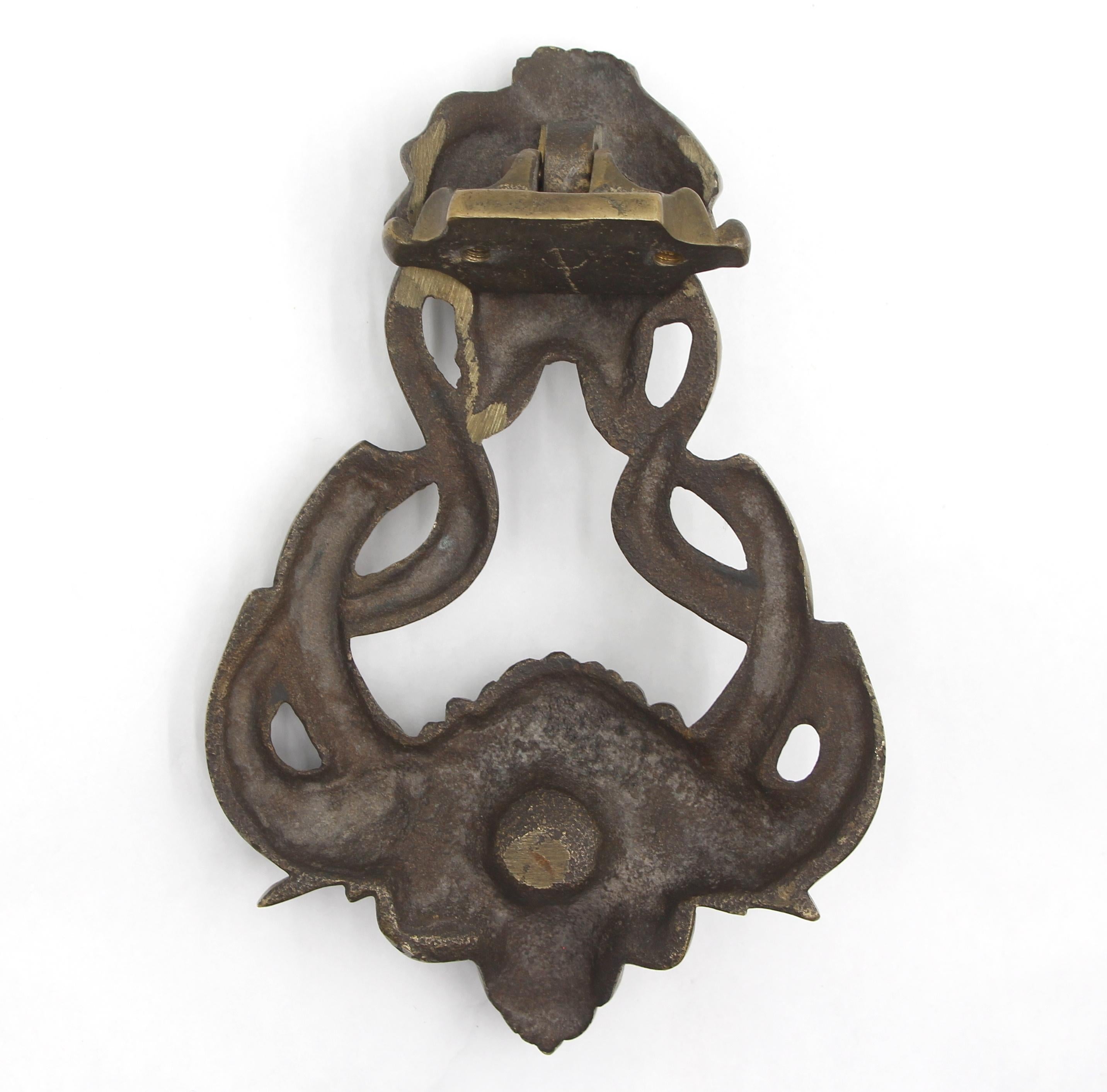 Poseidon Bronze Door Knocker For Sale 6