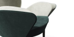 Poseidon Dining Armchair by Alma De Luce, Set of 4
