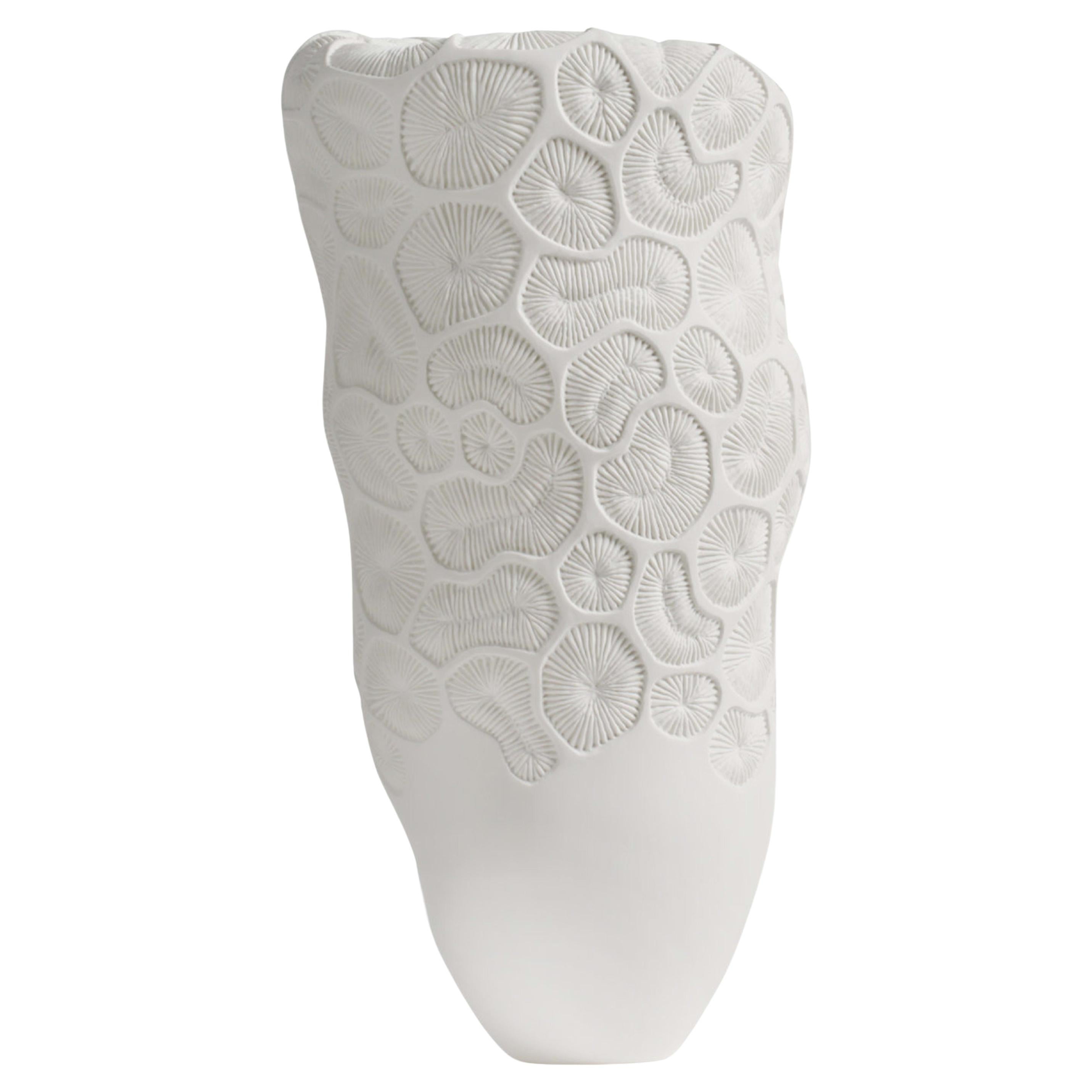 Poseidon White Vase