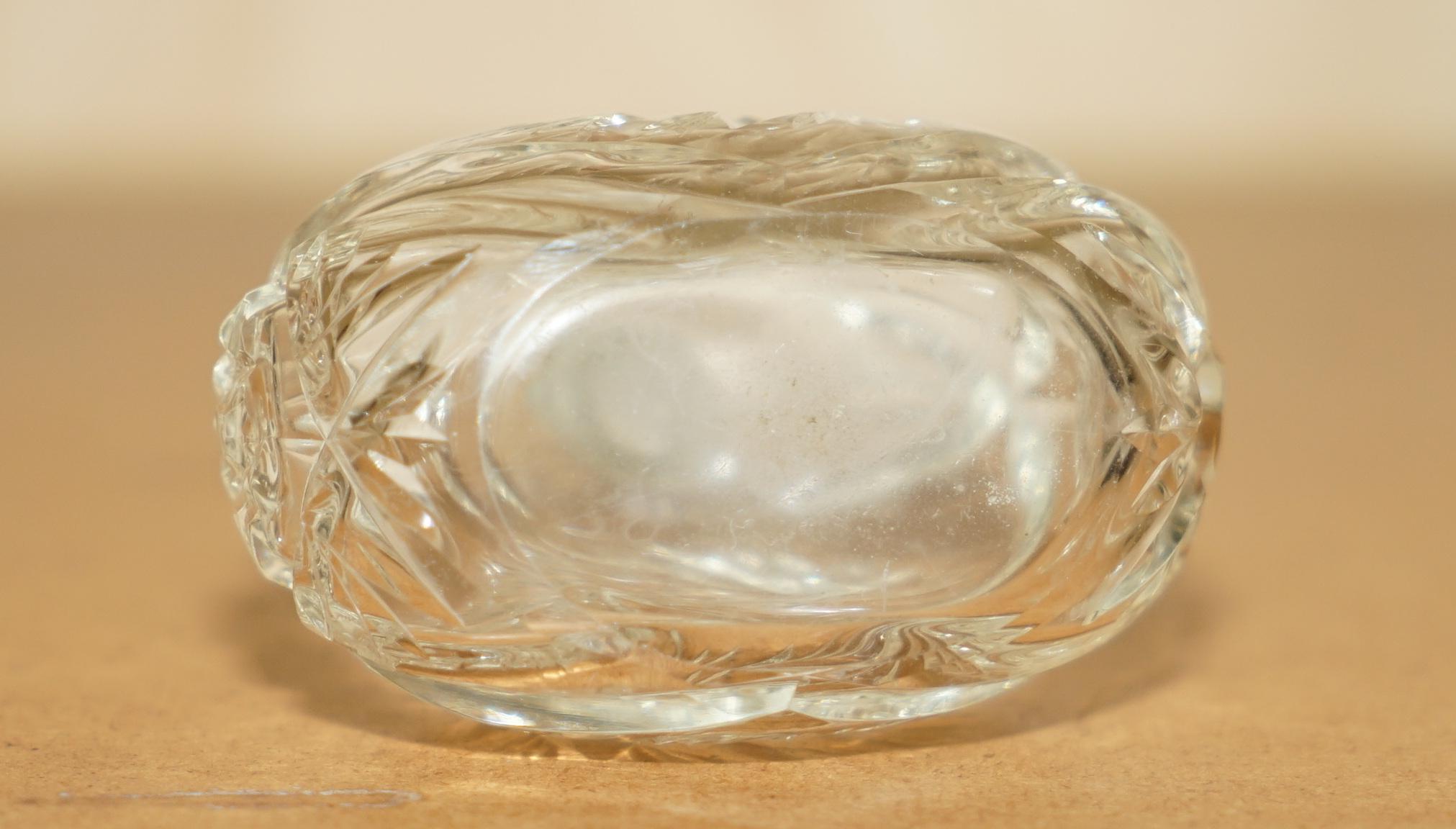 Début du 20ème siècle Robe de soirée de collection POSH FRENCH ANTIQUE CUT GLASS CRYSTAL en vente