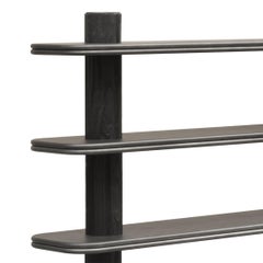 Positano Black Bookcase
