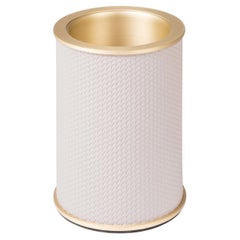 Positano White and Gold Bottle Cooler