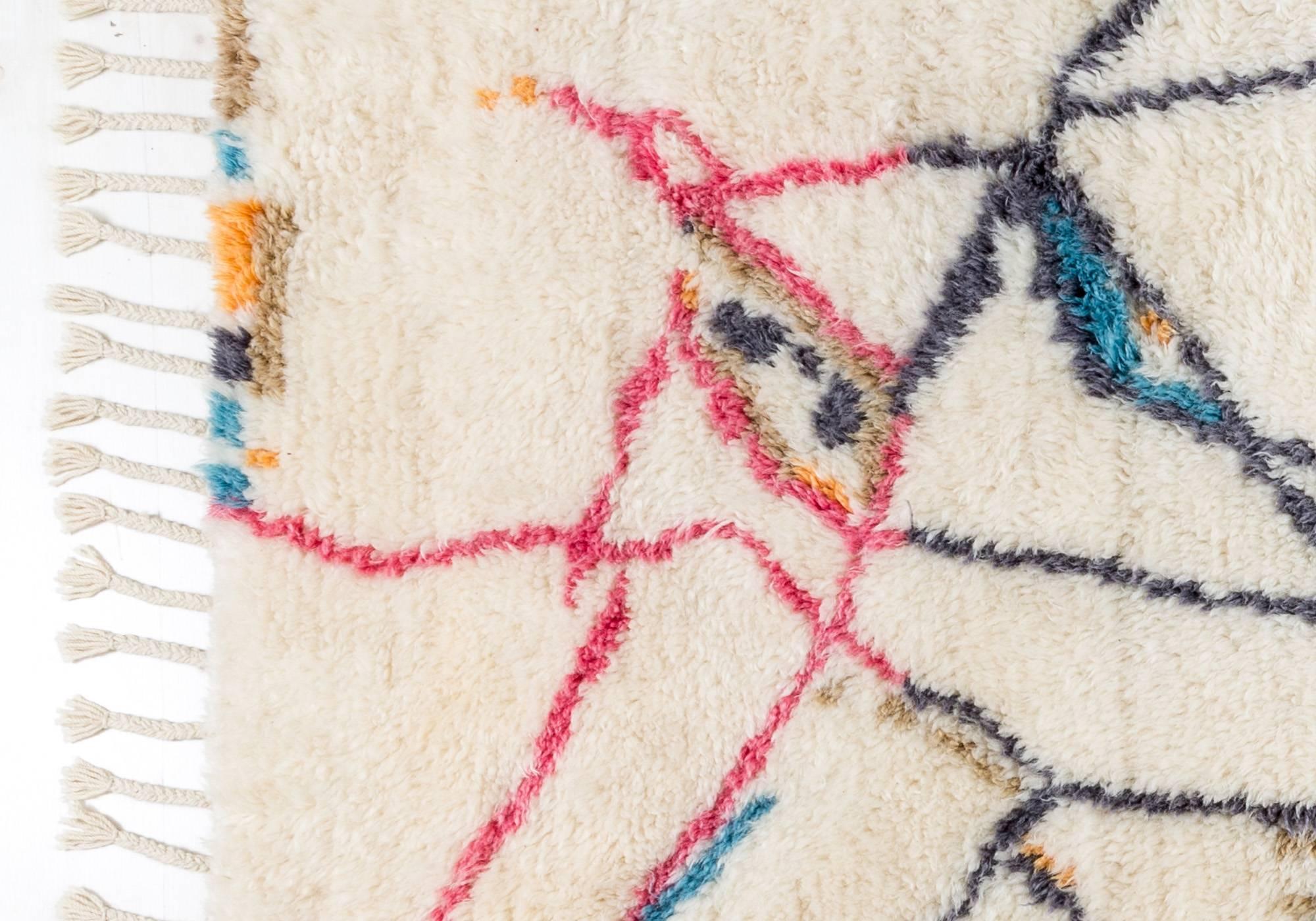 Post-Modern Moroccan Inspired Knot Rug Limited Edition 