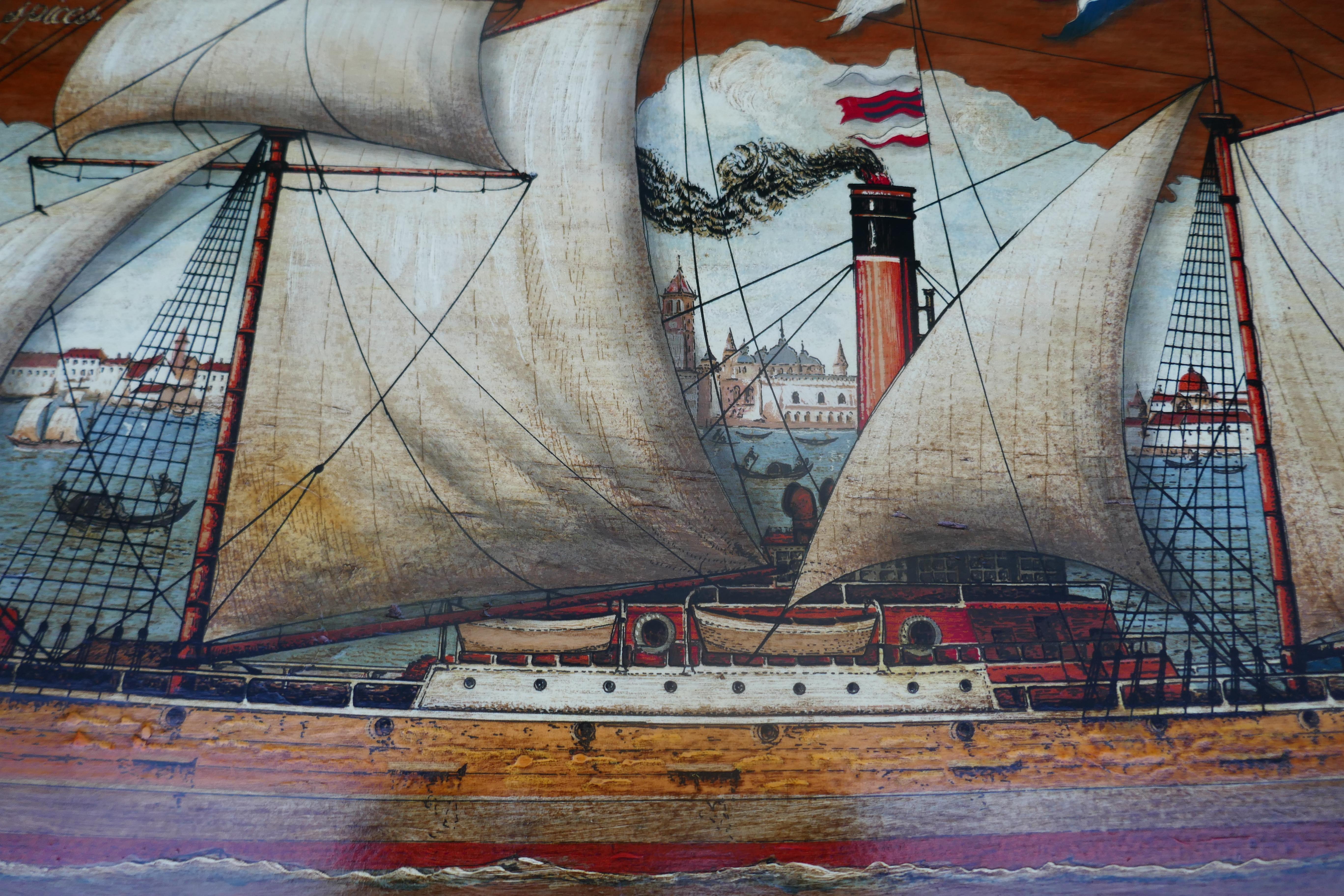 Possible silkscreen on wood by Captain Lawson from Venezin off course of Spices For Sale 10