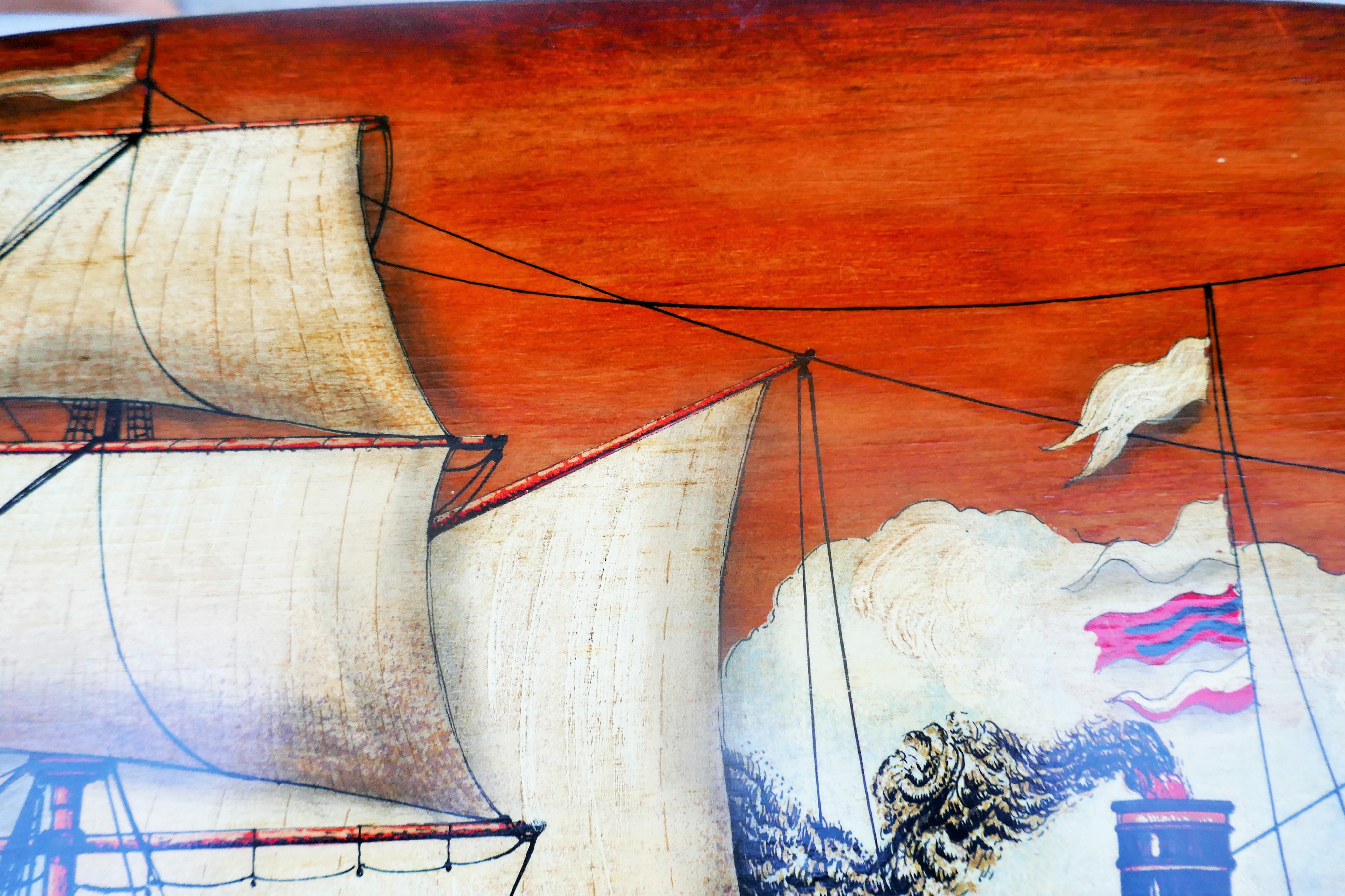 Possible silkscreen on wood by Captain Lawson from Venezin off course of Spices For Sale 2
