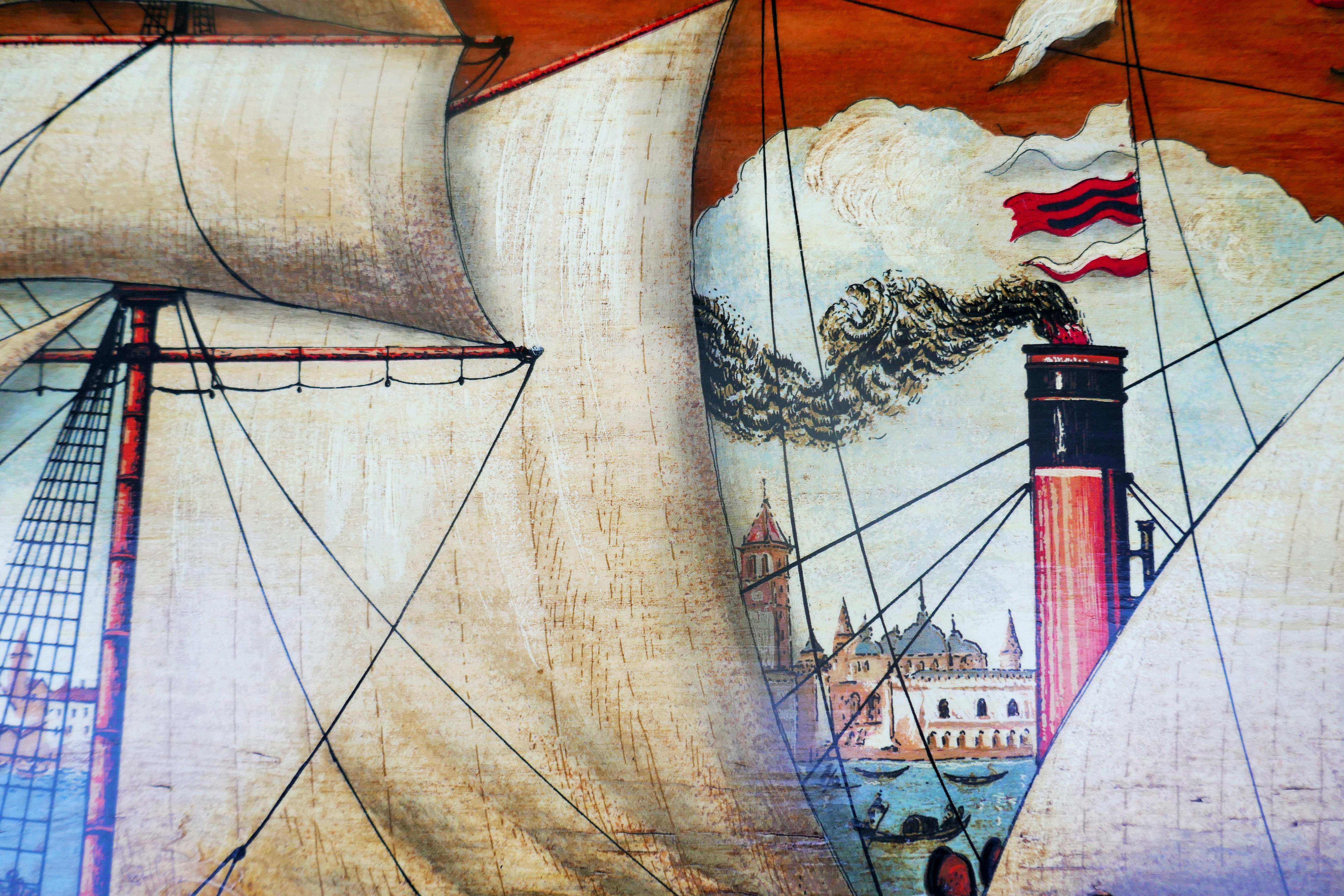Possible silkscreen on wood by Captain Lawson from Venezin off course of Spices For Sale 3