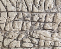 "Texto posible IX, Hechos para siempre conocidos". Pintura mixta de Harry Bouras