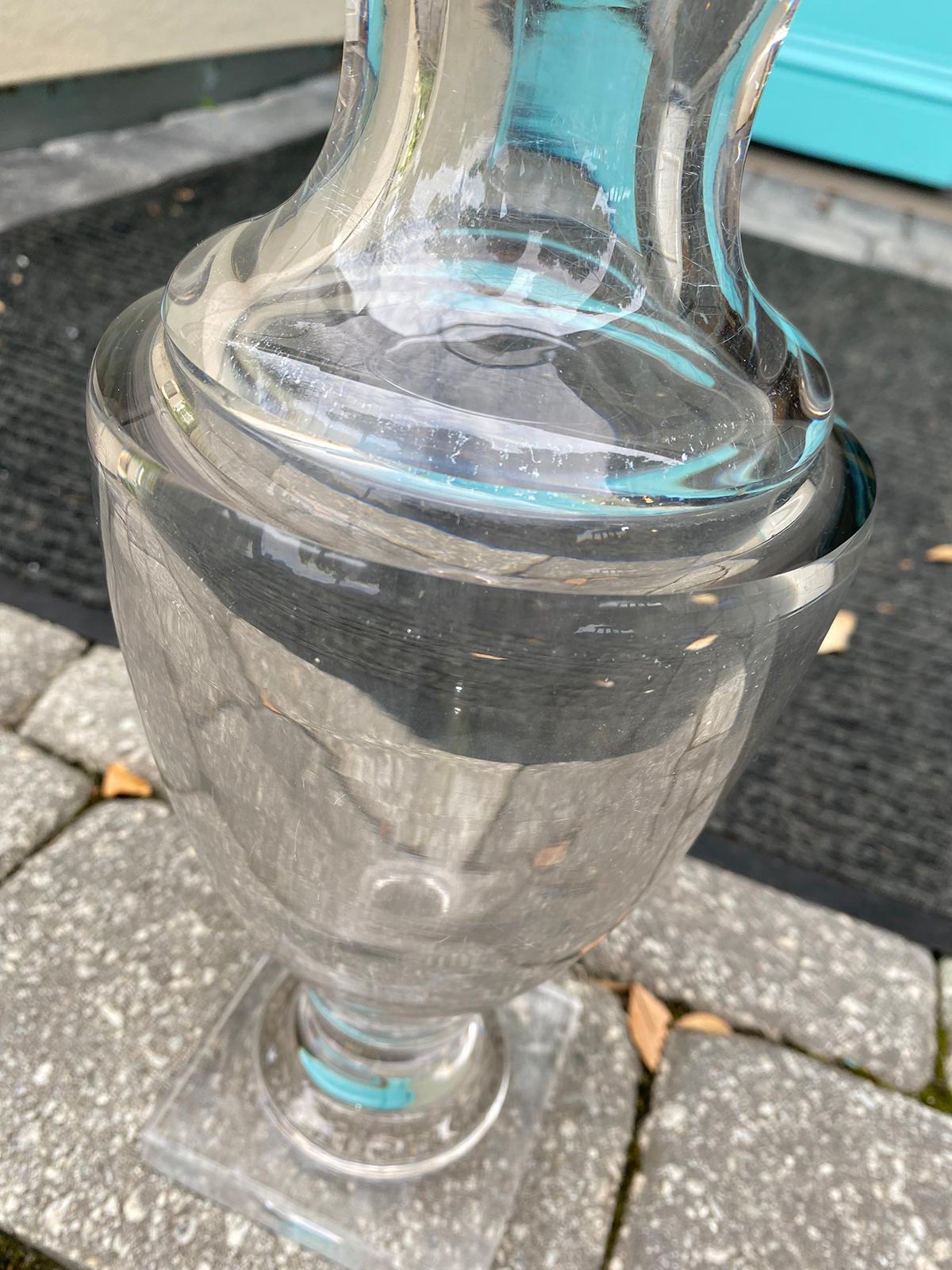 Possibly 19th Century Neoclassical Crystal Urn For Sale 7