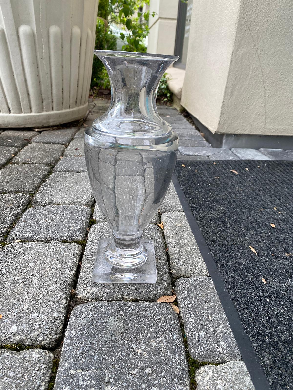 Possibly 19th Century Neoclassical Crystal Urn For Sale 4