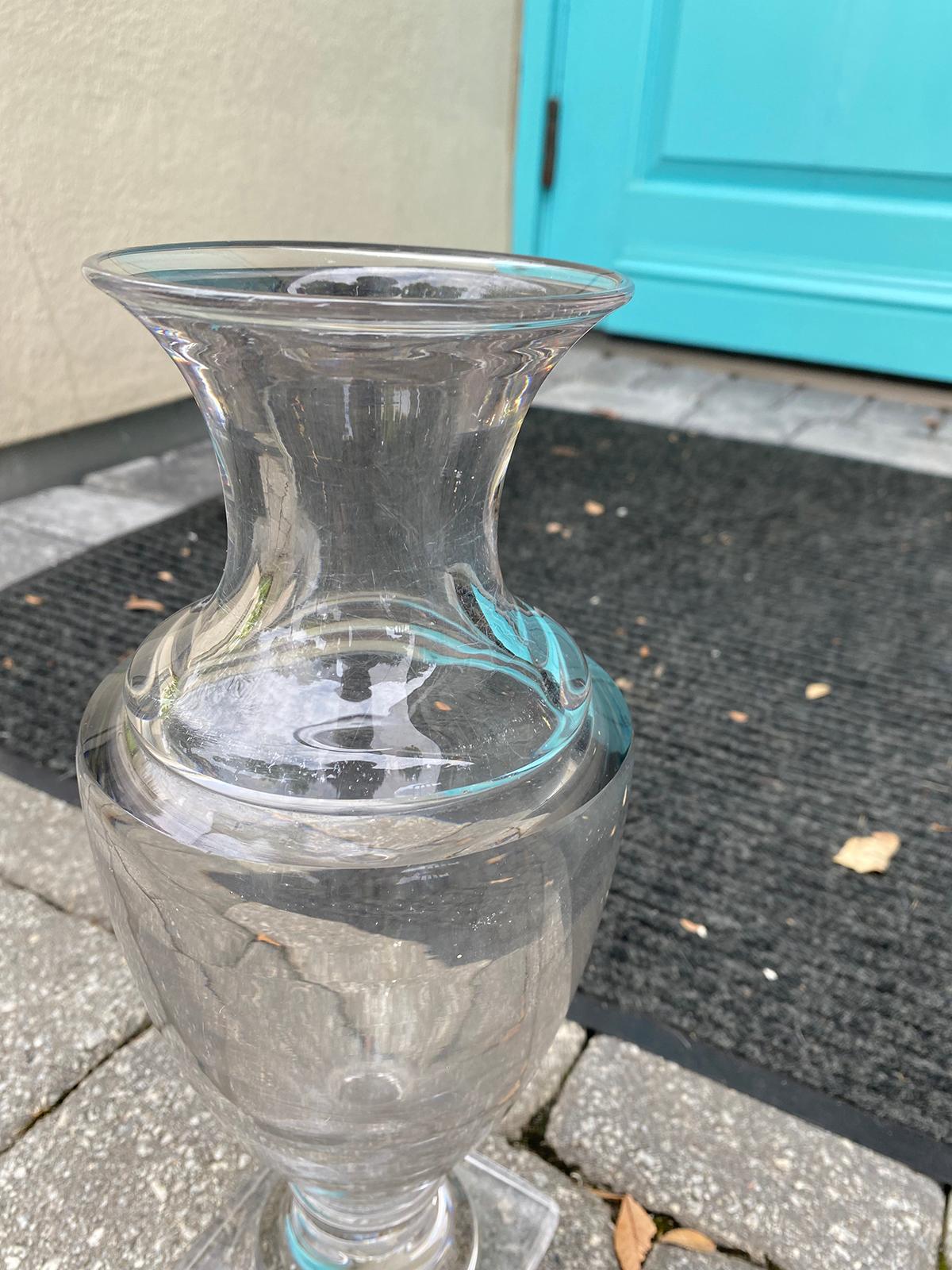 Possibly 19th Century Neoclassical Crystal Urn For Sale 5