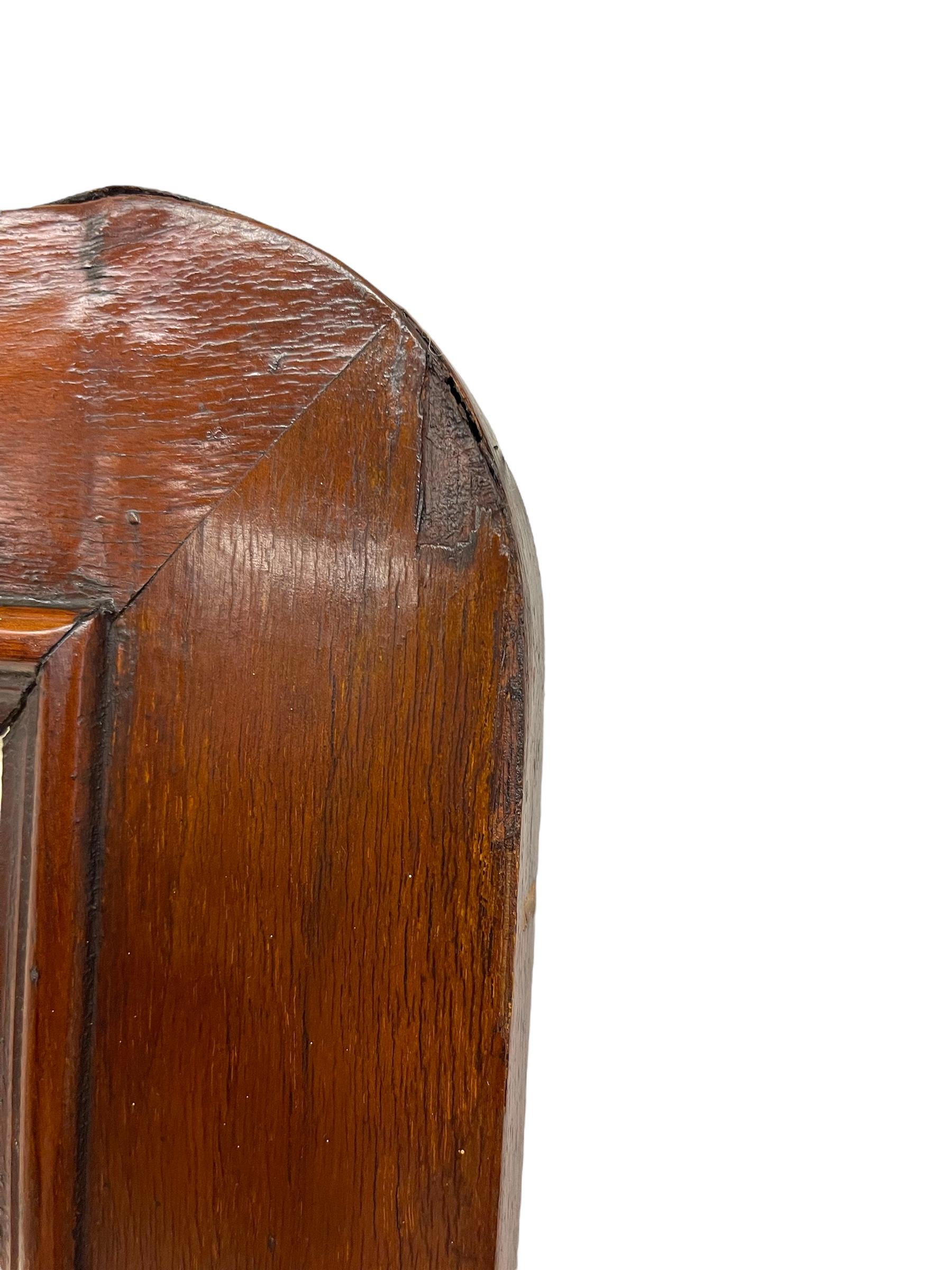 Possiblement Antique Arts and Crafts Painted Mahogany Toned Wall Mirror (miroir peint en acajou) en vente 2