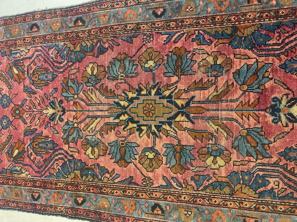 Possiblement ancien tapis persan Hamadan, laine nouée à la main. en vente 1