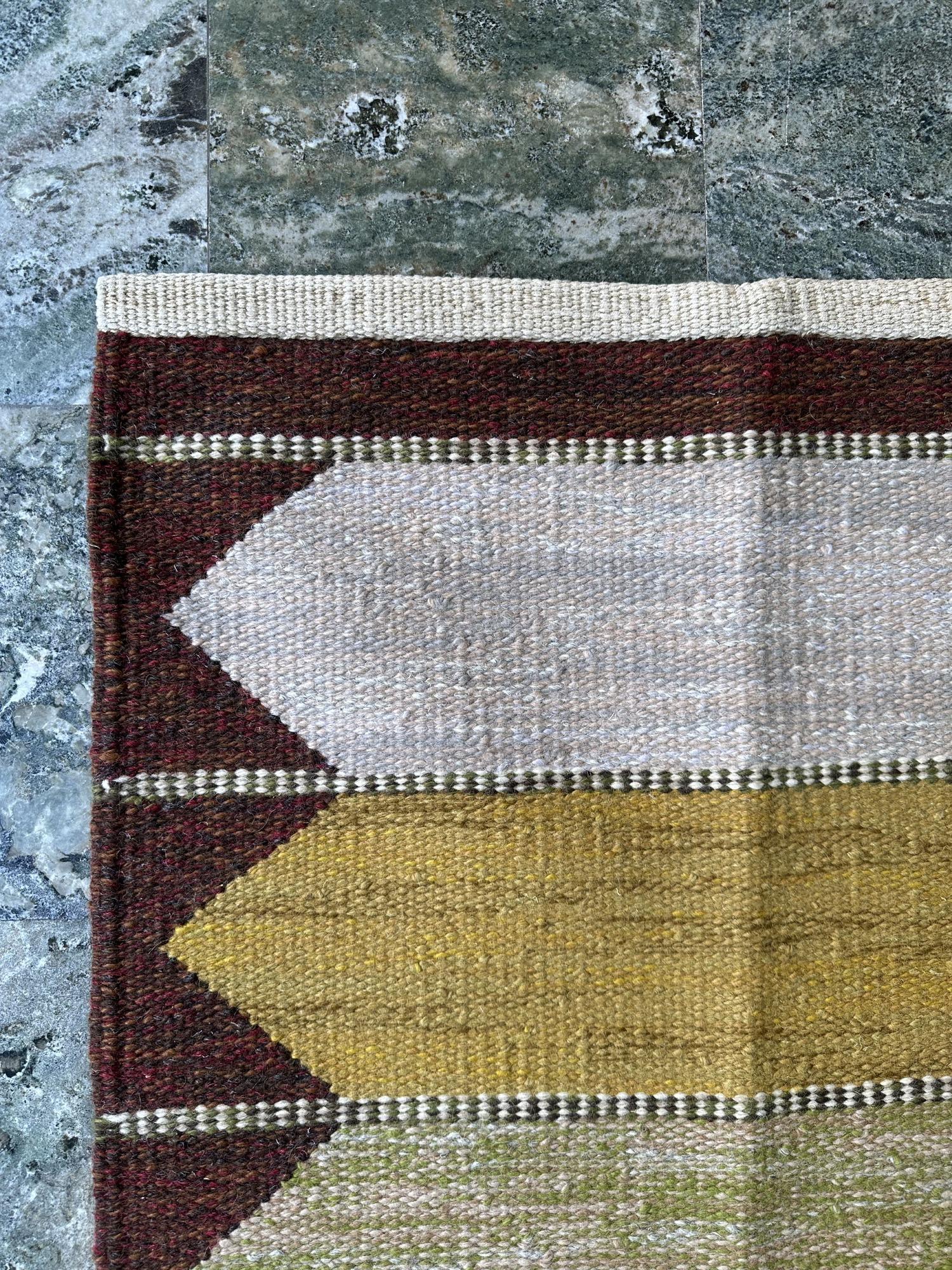 Scandinavian Modern Possibly Berit König Carpet mint condition , unsigned. For Sale