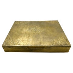 Vintage Possibly Buccellati Gilt Silver Tablebox