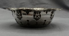 Post-1930 Indonesian Silver Bonbon Bowl
