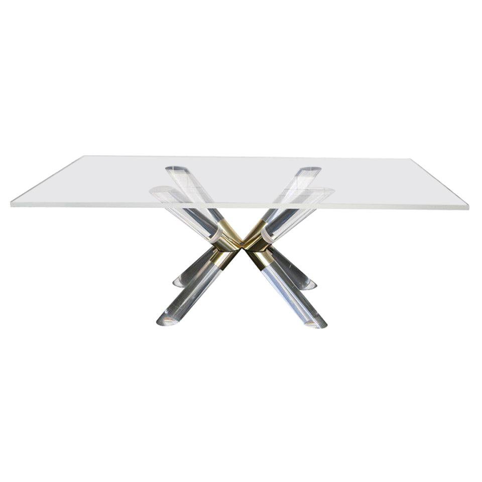 "Post and Truss" Dining Table by Charles Hollis Jones For Sale