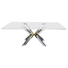 "Post and Truss" Dining Table by Charles Hollis Jones