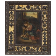 Nach Antonio Allegri di Correggio (1489–1534) „Anbetung des Kindes“, 17. Jahrhundert