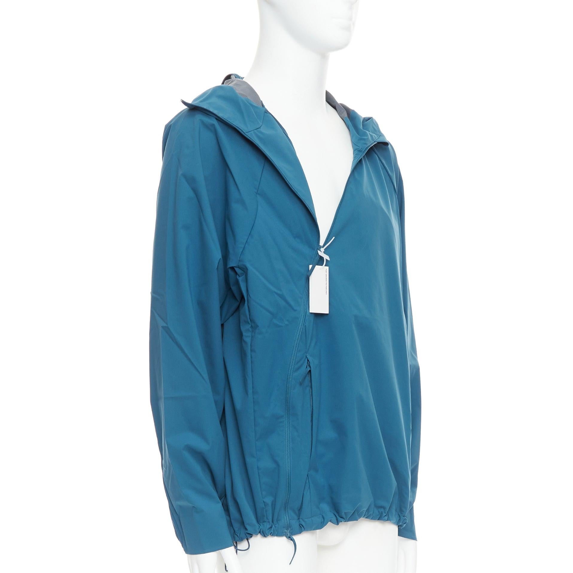 Bleu Veste à fermeture éclair latérale bleu sarcelle Technical Center ARCHIVE FACTION 6.0 en vente