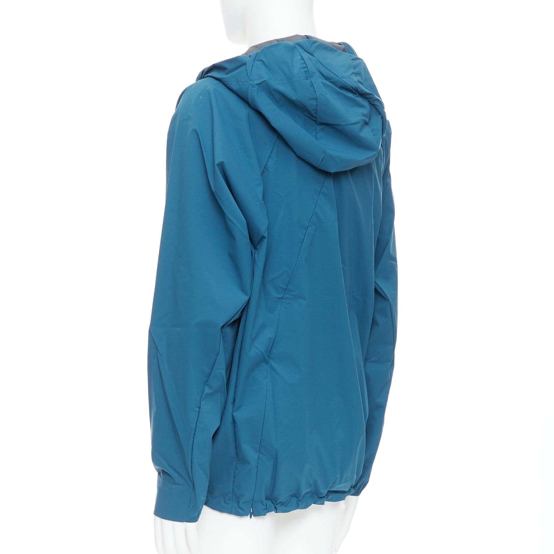 Veste à fermeture éclair latérale bleu sarcelle Technical Center ARCHIVE FACTION 6.0 en vente 1