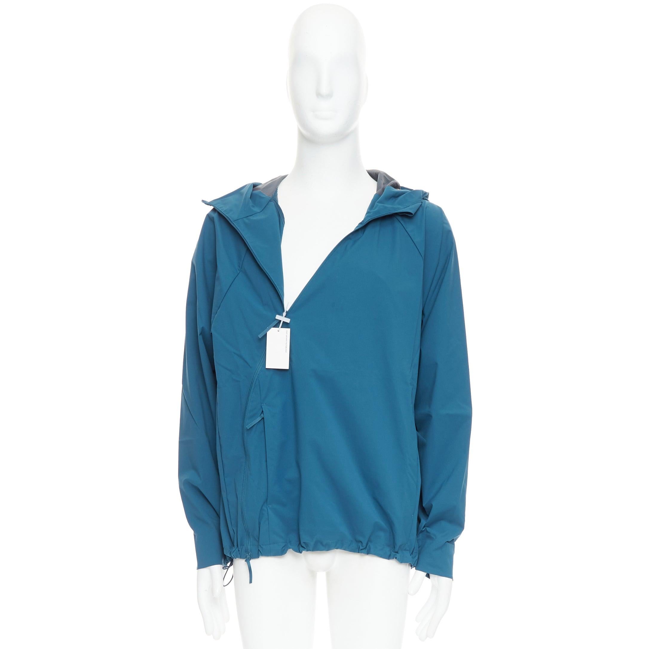 Veste à fermeture éclair latérale bleu sarcelle Technical Center ARCHIVE FACTION 6.0 en vente 4